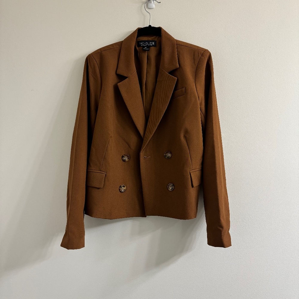 Rachel Zoe Brown Blazer Jacket